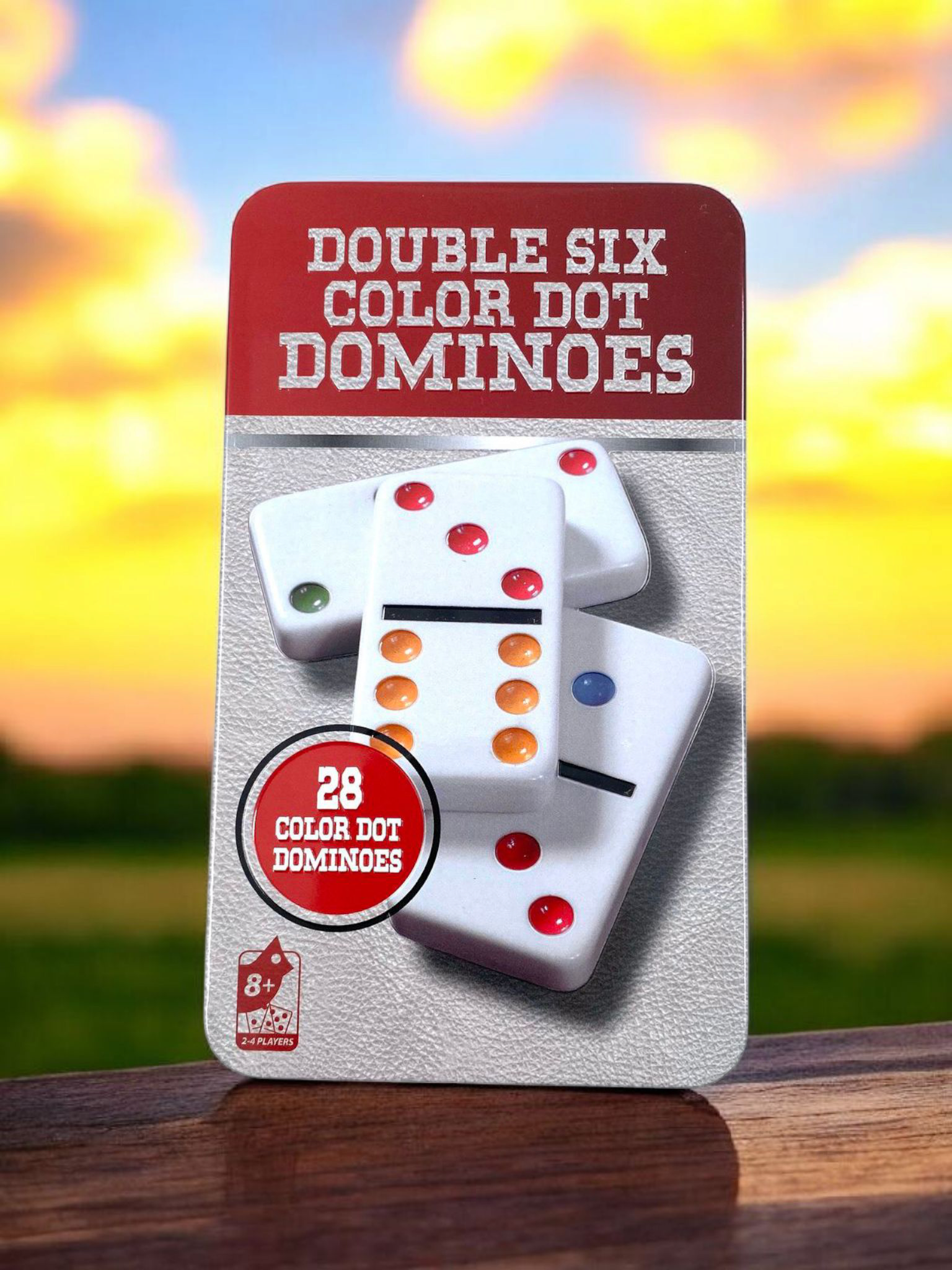 Dominoes (Double Six, Colour Dot)