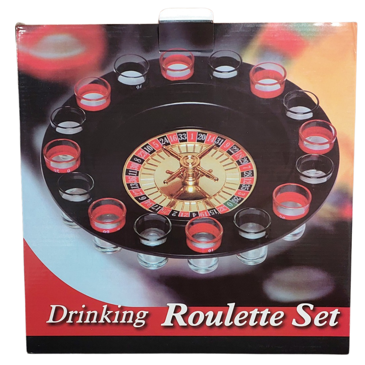 Drinking Roulette Set (16‑Shot Spinner)